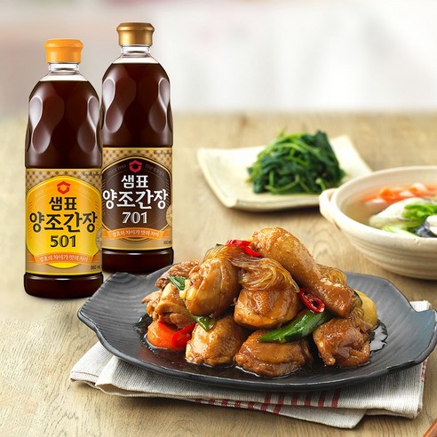샘표 양조간장 501, 860ml, 4개 이미지 4