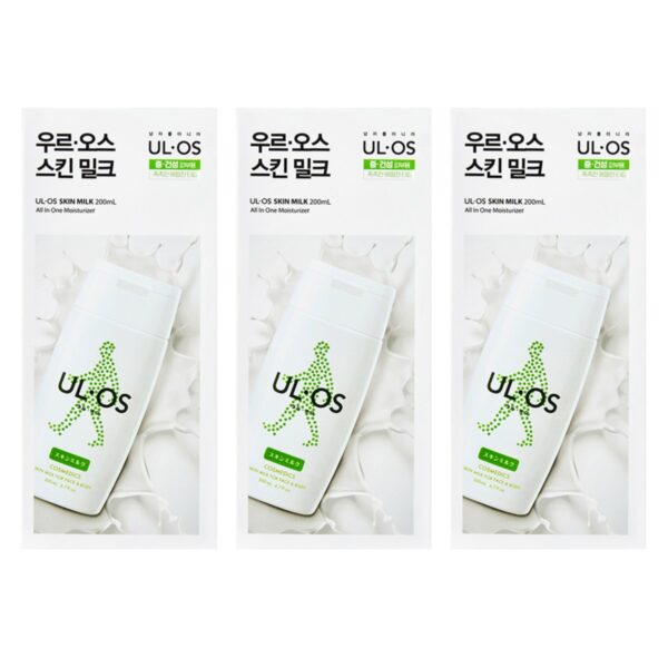 우르오스 남성용 올인원 스킨밀크, 200ml, 3개