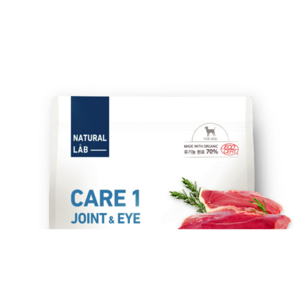 네츄럴랩 강아지 케어 유기농 기능성 사료, 관절+눈건강, 2kg, 1개 이미지 2