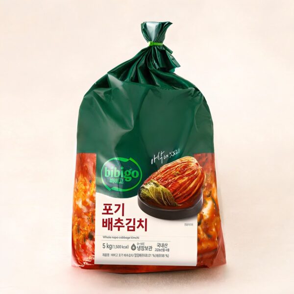 비비고 포기 배추김치, 5kg, 1개 이미지 1