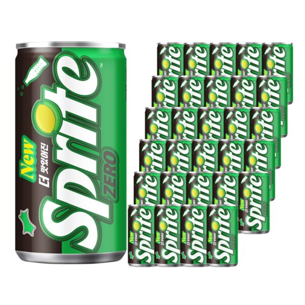 스프라이트 제로 사이다, 190ml, 60개 이미지 1