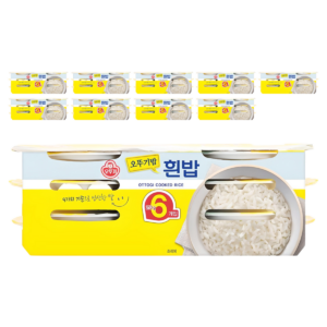 오뚜기 오뚜기밥 흰밥, 210g, 60개 이미지 1 오뚜기 오뚜기밥 흰밥, 210g, 60개 이미지 1