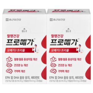 종근당건강 프로메가 오메가3 트리플, 60정, 2개 이미지 1