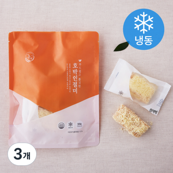 창억 부드럽고 쫄깃한 호박 인절미 (냉동), 300g, 1개입, 3개 이미지 1