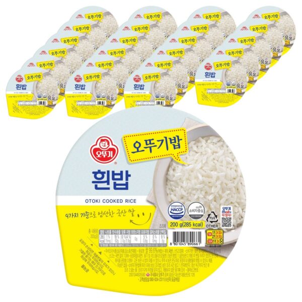 오뚜기 흰밥, 200g, 24개 이미지 1