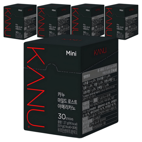 카누 마일드 미니 원두커피믹스, 900mg, 30개입, 5개 이미지 1