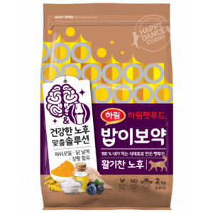 하림펫푸드밥이보약 고양이 기능성 사료, 시니어, 2kg, 1개 이미지 1