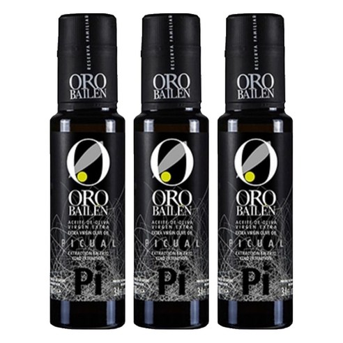 오로바일렌 피쿠알 엑스트라버진 올리브오일, 100ml, 3개 이미지 1
