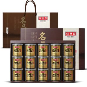 대천김 프리미엄 곱창김 캔김 30g x 15p 선물세트 + 쇼핑백 이미지 1 대천김 프리미엄 곱창김 캔김 30g x 15p 선물세트 + 쇼핑백 이미지 1