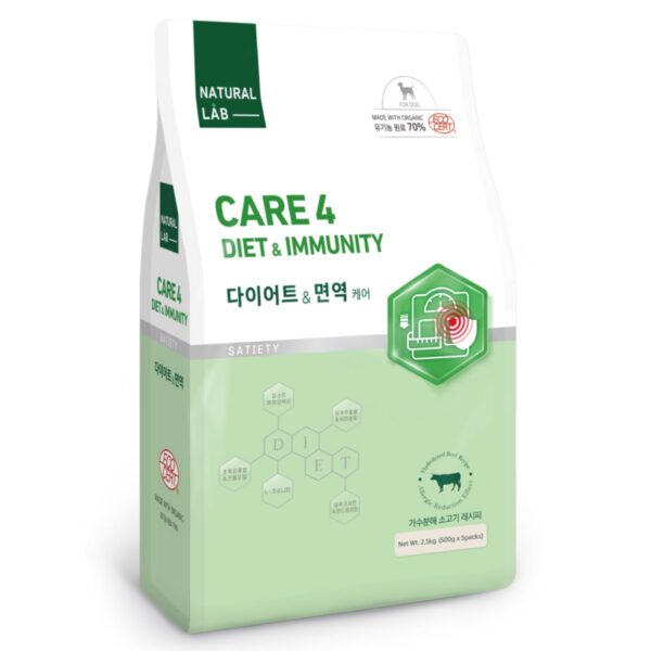 네츄럴랩 강아지 케어 유기농 기능성 사료, 다이어트(체중감소), 2.5kg, 1개 이미지 1