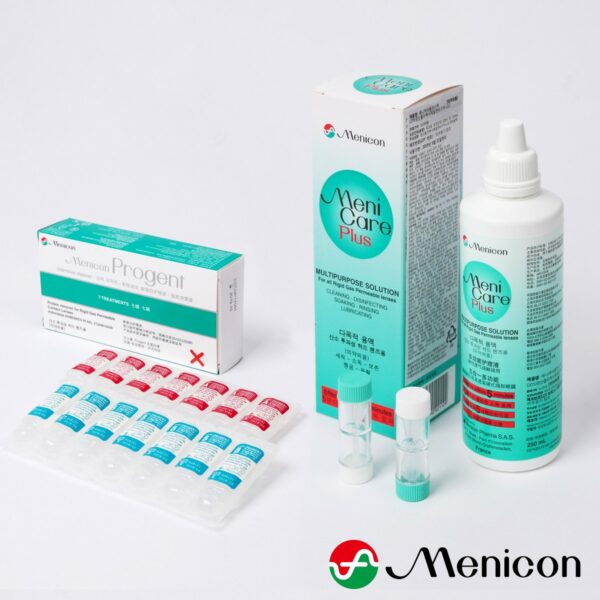 메니콘 메니케어 플러스 250mL 다목적용액 3개 구성 / 하드렌즈 드림렌즈 관리 용액, 250ml, 3개 이미지 2