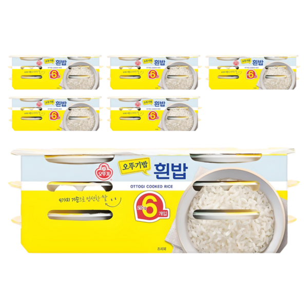 오뚜기 흰밥, 210g, 30개 이미지 1
