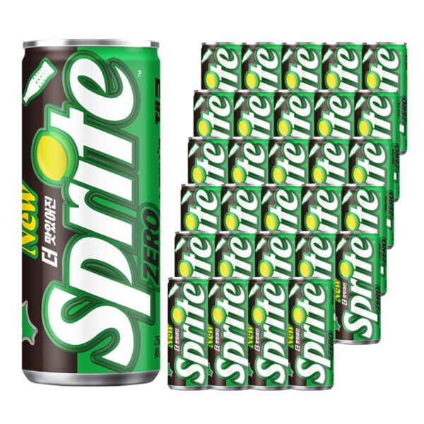 스프라이트 제로 사이다, 250ml, 60개 이미지 1