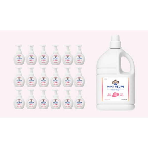 아이깨끗해 향균 폼 핸드솝 레몬향, 4.5L, 1개 이미지 3
