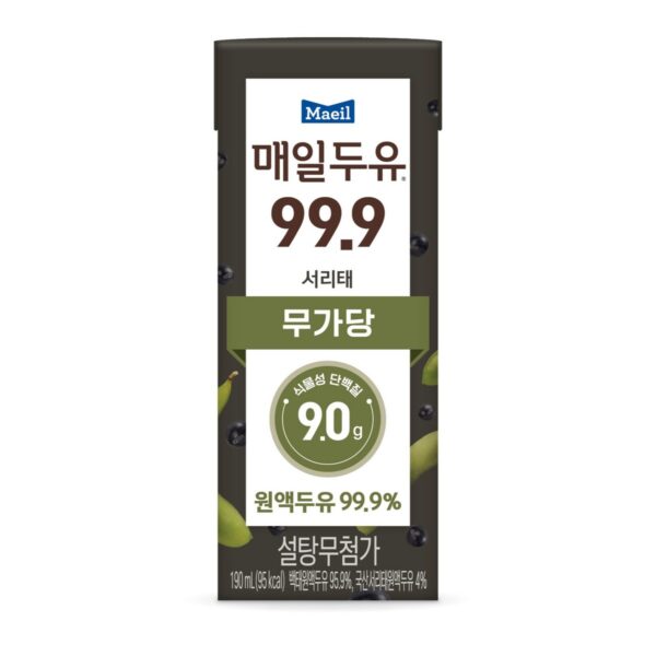 매일두유 99.9 서리태, 24개, 190ml 이미지 3
