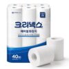 크리넥스 에어셀 화장지 스탠다드 40m, 24롤, 1개 이미지 1