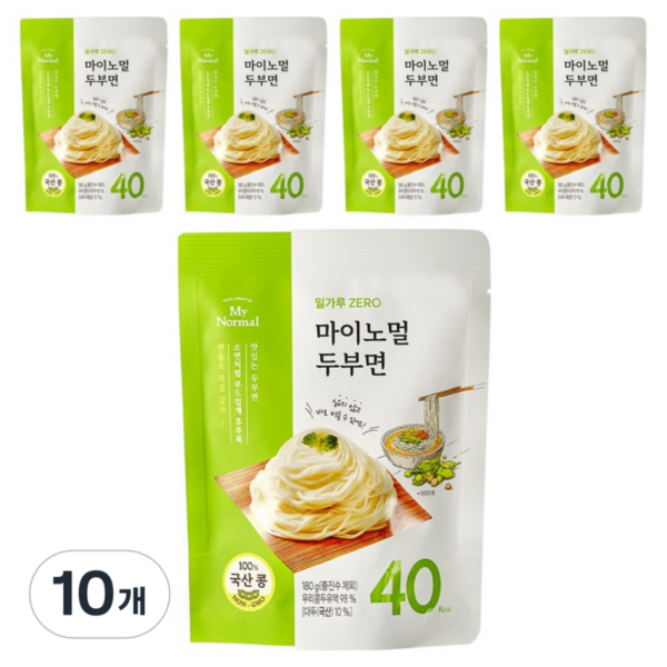 마이노멀 밀가루 ZERO 두부면, 180g, 10개 이미지 1