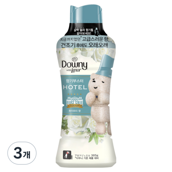 다우니 위드 레노아 향기부스터 화이트티, 365g, 3개 이미지 1