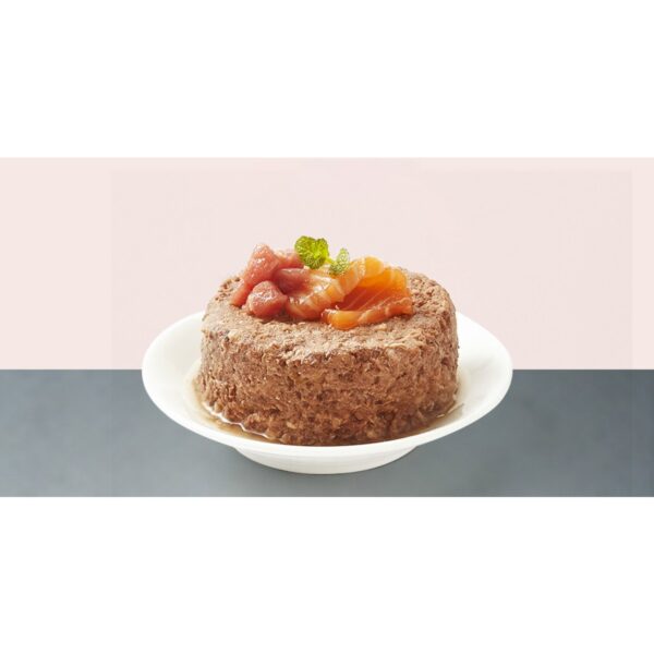 동원뉴트리플랜 고양이 간식 습식캔, 혼합맛(흰살참치, 연어), 160g, 48개 이미지 5