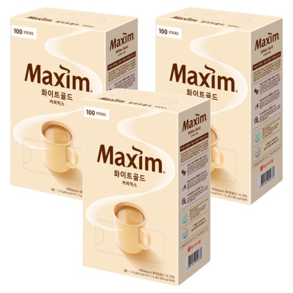 맥심 화이트골드 커피믹스, 11.7g, 100개입, 3개 이미지 1