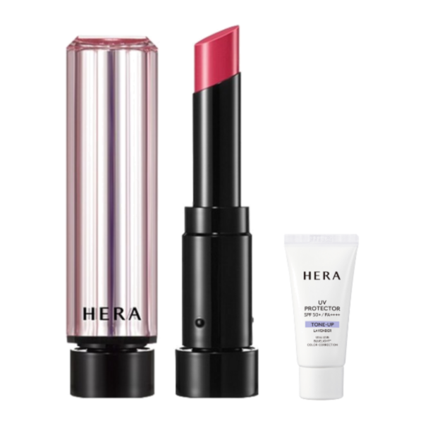 사은품헤라 센슈얼 틴티드 샤인 립스틱, 1개, 185 일렉트릭 로즈 (+톤업 선 15ml 증정) 이미지 1