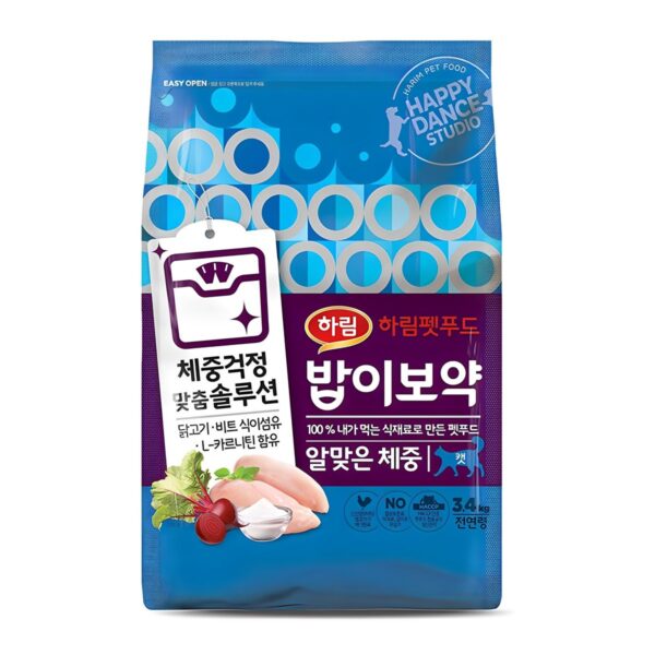 하림펫푸드밥이보약 고양이 기능성 사료, 다이어트(체중유지), 3.4kg, 1개 이미지 1