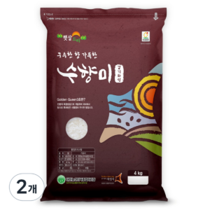수향미 골든퀸 3호 10kg 코스트코, 4kg, 특등급, 2개 이미지 1