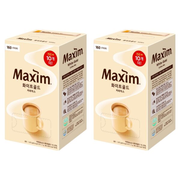 맥심 화이트골드 커피믹스, 11.7g, 160개입, 2개 이미지 1