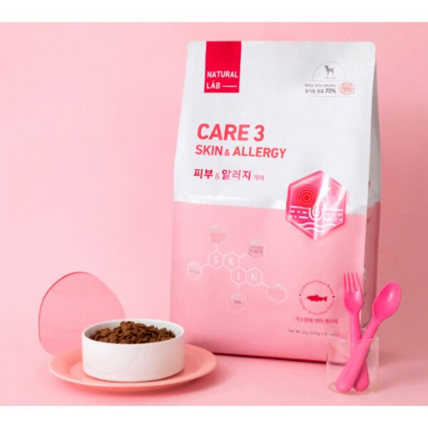 네츄럴랩 강아지 케어 유기농 기능성 사료, 피부, 피모+알러지, 2kg, 1개 이미지 4