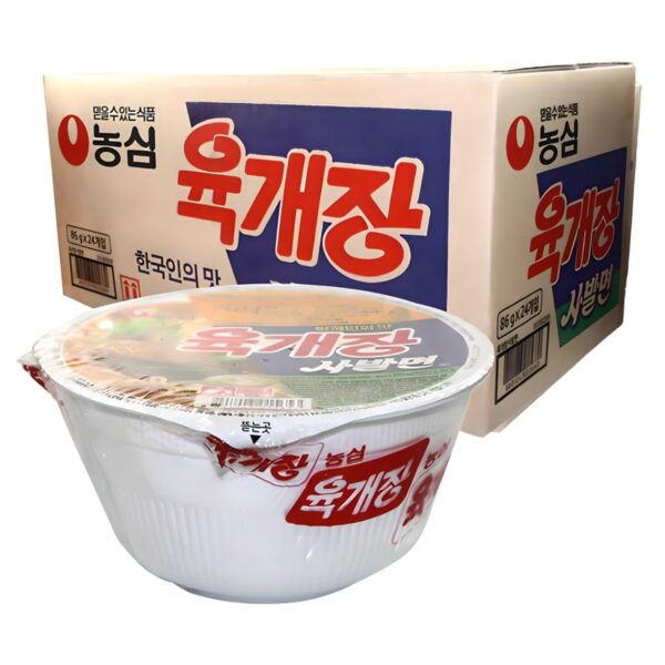 육개장 사발면 86g, 24개 이미지 1