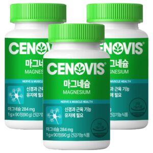 세노비스 정품 마그네슘, 90정, 3개 이미지 1 세노비스 정품 마그네슘, 90정, 3개 이미지 1