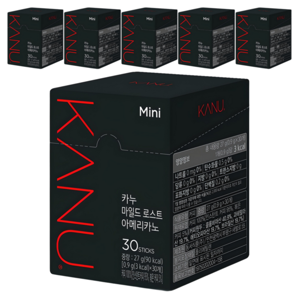 카누 마일드 미니 원두커피믹스, 900mg, 30개입, 6개 이미지 1