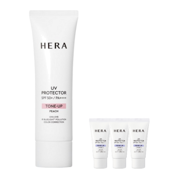 사은품헤라 UV프로텍터 톤업 선크림 SPA50+ PA++++, 1개, 50ml (+UV톤업 선 15ml 3개 증정)